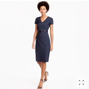 J Crew Suiting Navy dress